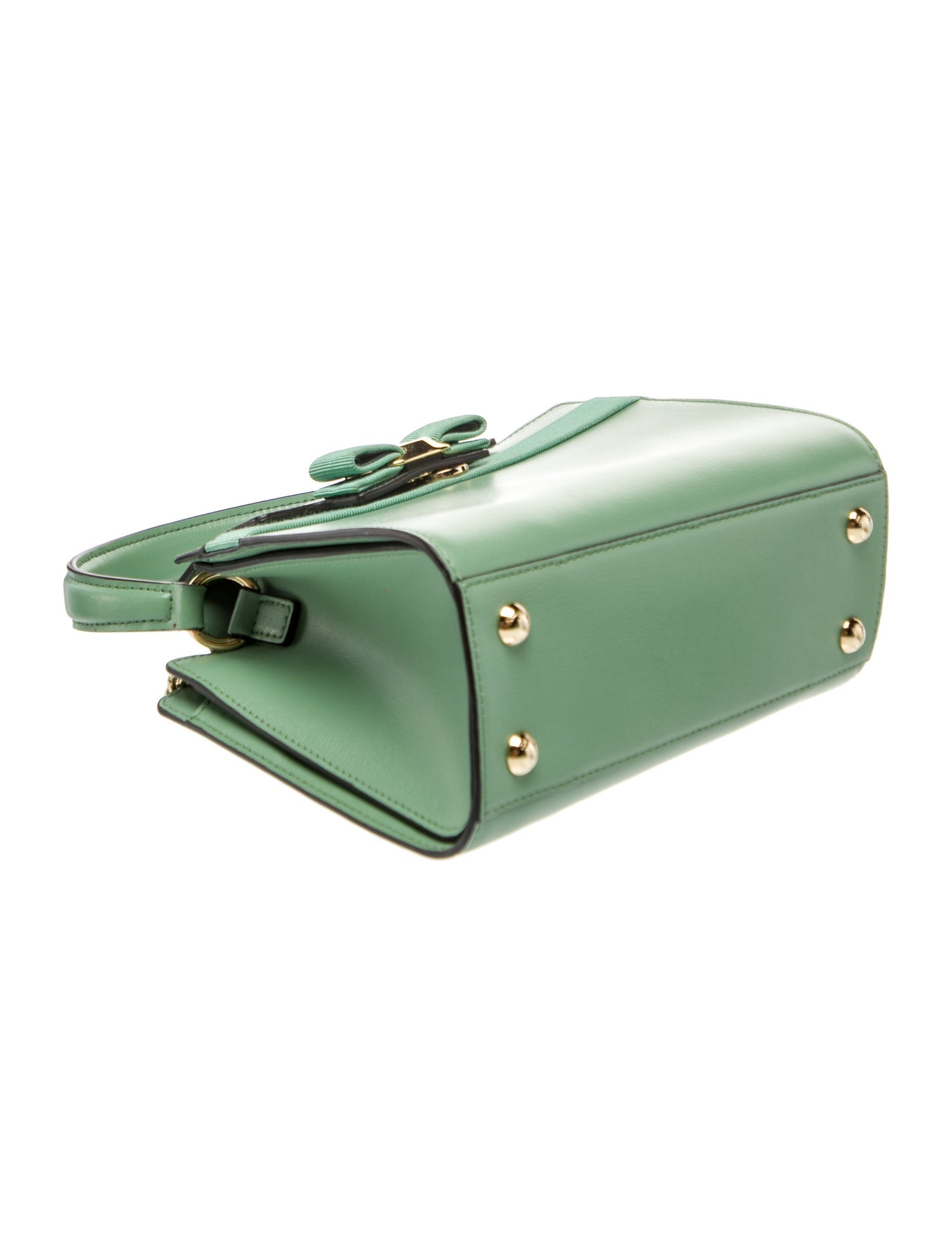 Salvatore Ferragamo Leather Top Handle Bag